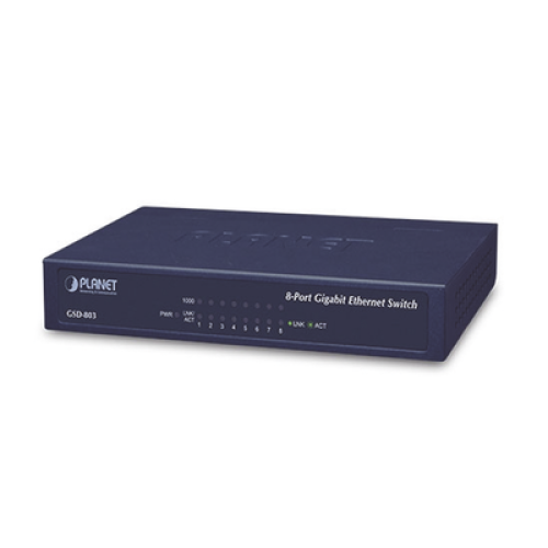 Switch de Escritorio No Administrable, 8 Puertos Gigabit 10/100/1000 Mbps, Tecnología de Ahorro de Energía de Hasta un 40% Switch de Escritorio No Administrable, 8 Puertos Gigabit 10/100/1000 Mbps, Tecnología de Ahorro de Energía de Hasta un 40%