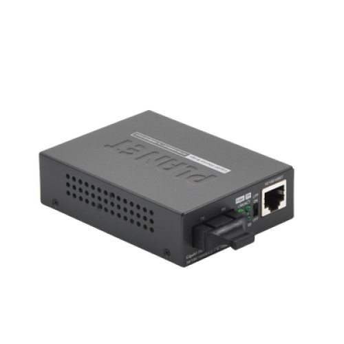 Convertidor de Medios UTP/ Fibra Óptica de 1000 Mbps, Multi-Modo, Hasta 550 m, Conector SC