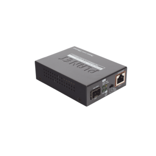 Convertidor de Medios PoE, 1 Puerto RJ45 Gigabit con Salida PoE 802.3af/at/bt (Hasta 60 W)/ 1 Puerto SFP 100/1000BASE-X