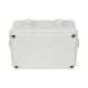 Caja Estanca de PVC Para Derivación y Conexión, 6 Entradas, Tapa Atornillada, 120x80x50 mm (Área interna), Uso Exterior IP55, Material que no Propaga el Fuego y Libre de Hálogenos