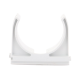 Soporte de presión (Abrazadera), PVC Auto-extinguible, abierto para tubería de 50 mm 