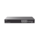 Switch Capa 3 PoE+ Administrable / 8 puertos 10/100/1000 Mbps + 2 Puertos SFP+ de 10 Gigabits / Hasta 120W / Compatible con GWN Cloud.