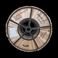 Carrete de 4 km de Fibra Óptica Aérea Figura 8 G.652D, Monomodo de 48 Hilos, Exterior, Span 100, Loose Tube