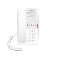 Teléfono IP Hotelero Wi-Fi 6 / 2 Líneas SIP / Doble Banda 2.4/5 GHz / 5 Teclas Programables / Puerto USB-A / PoE 802.3af / Audio HD