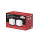 KIT de Sistema Inalámbrico H50G Mesh / Doble banda 2.4GHz y 5GHz AC 1900Mbps / 3 Puertos 10/100/1000 Mbps / Control vía App / Roaming Continuo