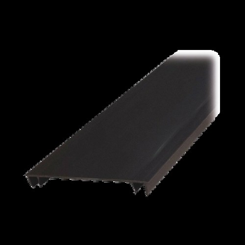 Tapa para Canaleta Ranurada Tipo H, de 55.1 mm de Ancho, 1828.8 mm de Largo, Color Negro