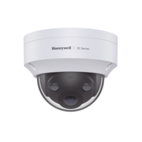 Domo IP 3 Megapixel / Lente 2.8 mm / 40 mts IR /  Ultra Baja Iluminación / NDAA / ONVIF / Exterior IP66 / Antivandalico IK10 / Ultra Baja Iluminación / H.265 / PoE / Serie 35 / Honeywell Security
