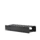 Organizador de Cable Horizontal RouteIT, Sencillo, Para Rack de 19in, 6in de profundidad, 2UR