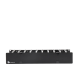 Organizador de Cable Horizontal RouteIT, Sencillo, Para Rack de 19in, 6in de profundidad, 2UR