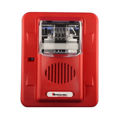 Sirena Estrobo, 24 Vcd, Multi-Candela 15 hasta 110 cd, Montaje En Pared, Color Rojo, Serie HEC3 (0500-06020), Hochiki Sirena Estrobo, 24 Vcd, Multi-Candela 15 hasta 110 cd, Montaje En Pared, Color Rojo, Serie HEC3 (0500-06020), Hochiki