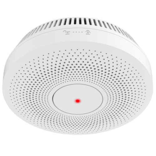 Detector de Humo Interlink / Doble Tecnología de Sensor de Luz / Alarma Auditiva 85dB / Batería de Litio 10 Años / Autoverificación/ Interconectable 30 Dispositivos