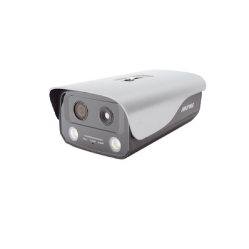 (HikFire) Cámara IP de Detección Térmica de Incendios / Detección de Llamas y Temperaturas Anormales / 4 Megapíxel (Lente Óptico) + 1 Megapíxel (Lente Térmico) / Compatible con Hik-Connect