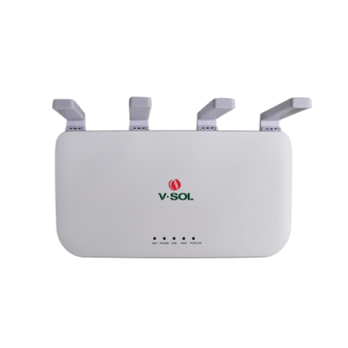 ONU DualMode EPON/GPON / Wi-Fi 6 / 1 Puerto FXS / 4 Puertos Gigabit / 1 Puerto USB / 1 Puerto SC/UPC ONU DualMode EPON/GPON / Wi-Fi 6 / 1 Puerto FXS / 4 Puertos Gigabit / 1 Puerto USB / 1 Puerto SC/UPC