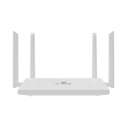 Router Inalámbrico WiFi 6 / 4 puertos LAN Gigabit/ Soporta MESH con las ONUs WiFi 6 de V-SOL / Diseño Compacto