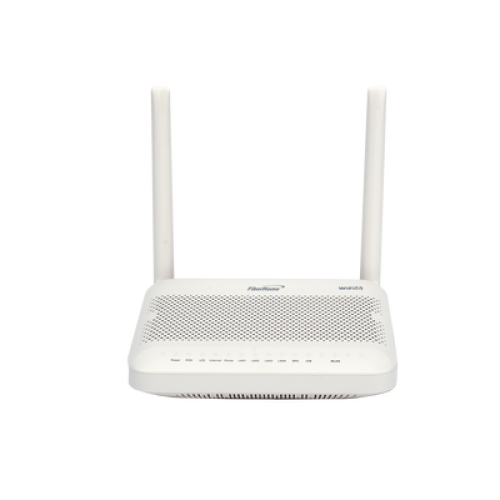 ONU GPON WiFi 6, (2.4/5 GHz), 2 Antenas de 5 dBi, Compatible con OLT de Terceros, 4 puertos Gigabit + 1 POTS + 2 USB, conector SC/UPC