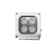 Iluminador LED de Alta Potencia | Luz Blanca | 10 Metros de Iluminación | Cobertura 120° | IP66 | Bajo Consumo de Energía | Fotocélula Incorporada | Soporte en “U” | Carcasa de Aluminio | Alta Transmitancia de Luz. | C