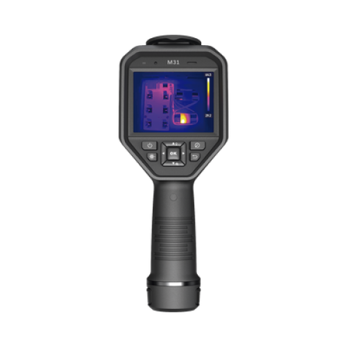 M31 - Cámara Termográfica Portátil Dual / Lente Térmico 9.7 mm (384 x 288) / Lente Óptico (8 Megapixel) / WiFi / IP54 / Ranura MicroSD hasta 64 Gb  / Hasta 5 Horas de Funcionamiento Continuo