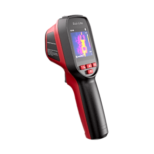 Cámara Térmica Eco Lite / Detector de 96 × 96 Píxeles / Medición de -20 °C a 550 °C / Autonomía 14 Horas / Diseño Compacto IP54 / Ideal para Hogar