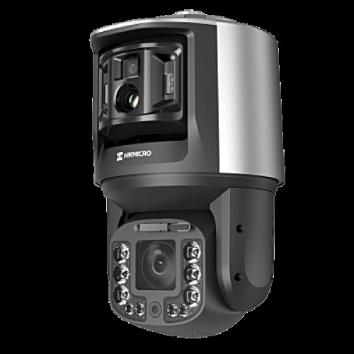 [TandemVu] Domo PTZ IP 4 Megapixel con 40X Zoom con Cámara Optica Fija de 4 Megapixel Lente 12.4 mm y Cámara Térmica 384 x 288 con Lente 25 mm / Protección perimetral 
