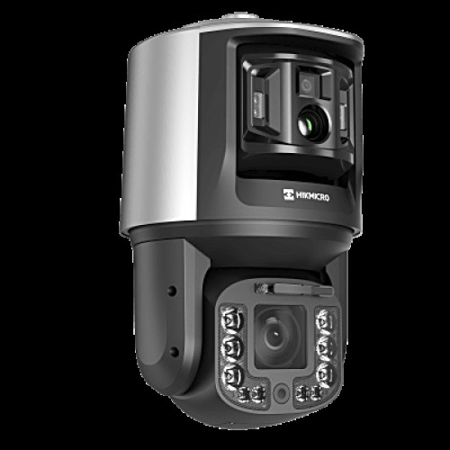 [TandemVu] Domo PTZ IP 4 Megapixel con 40X Zoom con Cámara Optica Fija de 4 Megapixel Lente 12.4 mm y Cámara Térmica 384 x 288 con Lente 25 mm / Protección perimetral 