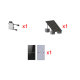 Kit Solar Interconexion  / 500 W  220Vca / Microinversores HOYMILES / Montaje Incluido  