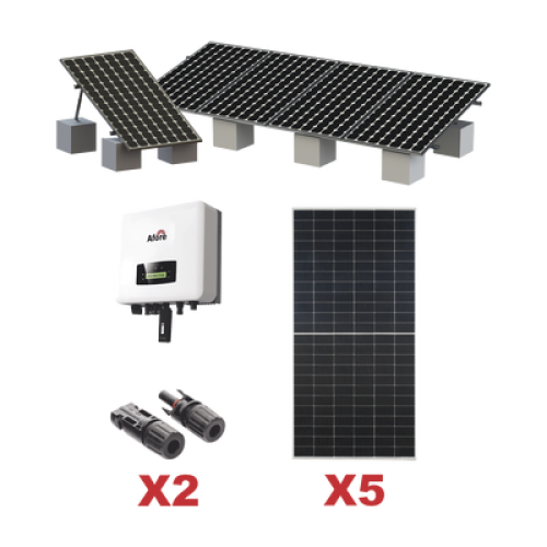 Kit Solar Interconexion  / 3kW  220Vca / Inversor AFORE / Montaje Incluido  