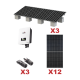 Kit Solar Interconexion  / 7kW  220Vca / Inversor AFORE / Montaje Incluido  