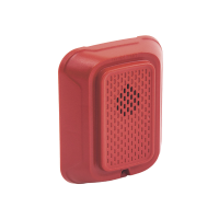 Sirena para Montaje en Pared, 12 a 24 Vcc, Color Rojo, Nuevo Diseño Moderno y Elegante y Menor Consumo de Corriente Sirena para Montaje en Pared, 12 a 24 Vcc, Color Rojo, Nuevo Diseño Moderno y Elegante y Menor Consumo de Corriente