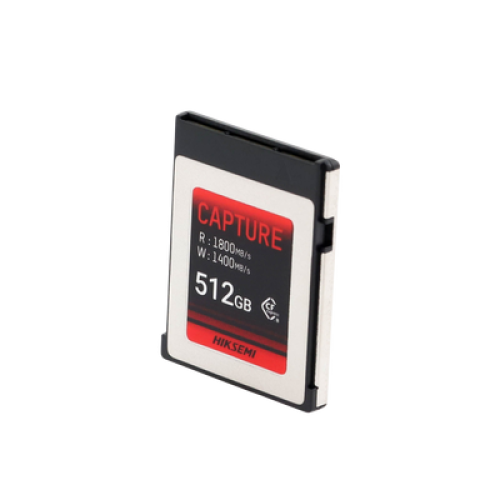 Memoria CFexpress tipo B / Clase 10 de 512 GB / Especializada para Cámaras de Fotografía y Video  / 1800 MB/s Lectura / 1700 MB/s Escritura
