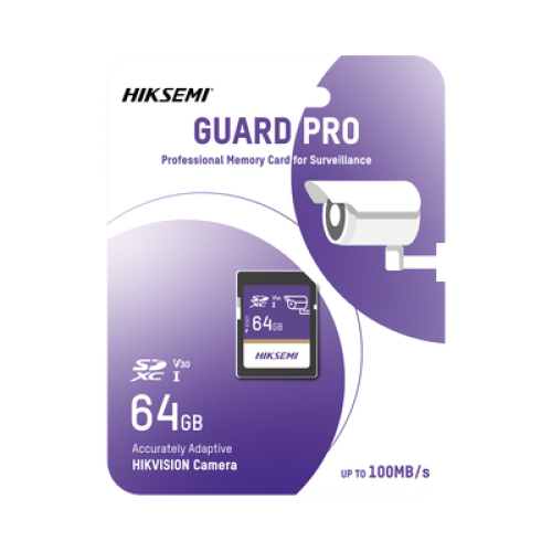 Memoria SD Clase 10 de 64 GB / Especializada Para Videovigilancia