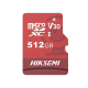 Memoria MicroSD / Clase 10 de 512 GB / Especializada Para Videovigilancia (Uso 24/7) / Compatibles con cámaras HIKVISION y Otras Marcas / 95 MB/s Lectura / 60 MB/s Escritura