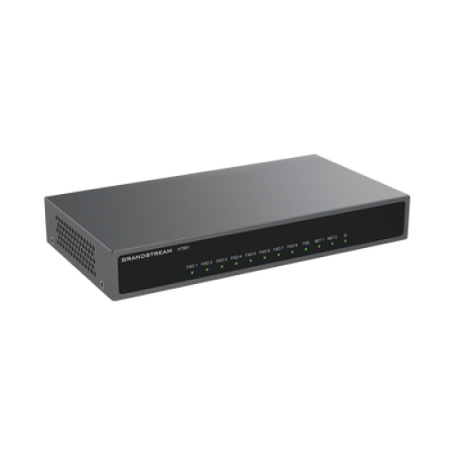 Gateway Analógico 8 FXO  (Conectar Lineas Analógicas) / 3 Perfiles SIP / 1 Puerto FXS / NAT de Alto Rendimiento / Soporte Lifeline / Fax T.38 / Cifrado AES / Failover SIP / Conferencia de Voz 3 Vías