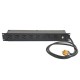 Tomacorriente Multiple Horizontal para Rack 19 Tomacorriente Multiple Horizontal para Rack 19