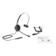 Diadema monoaural con tecnología antishock para teléfonos IP FANVIL y Polycom con micrófono de cancelación de ruido, larga durabilidad 