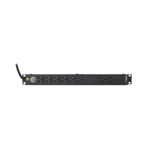 Multicontacto Horizontal (PDU) de 8 Contactos (NEMA 5-15R) Rack 19