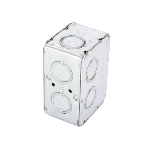 Caja (Chalupa) Multigang de 1 Gang/ Profundidad de 2-1/2 Pulgadas (6.35 cm)/ 8 TKO (1/2 y 3/4).