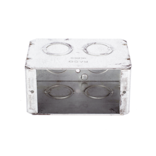Caja (Chalupa) Multigang de 1 Gang/ Profundidad de 2-1/2 Pulgadas (6.35 cm)/ 8 TKO (1/2 y 3/4).