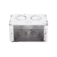 Caja (Chalupa) Multigang de 1 Gang/ Profundidad de 2-1/2 Pulgadas (6.35 cm)/ 8 TKO (1/2 y 3/4).