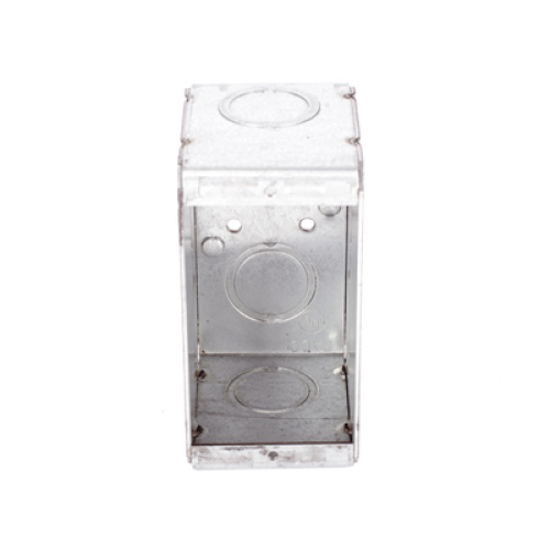 Caja (Chalupa) Multigang de 1 Gang/ Profundidad de 2-1/2 Pulgadas (6.35 cm)/ 8 TKO (1/2 y 3/4).