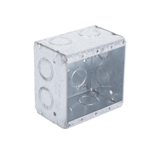 Caja Multigang de 2 Gangs/ Profundidad de 2-1/2 Pulgadas (6.35 cm)/ 12 Entradas de 1/2 - 3/4 Pulgadas (1.27 - 1.91 cm)