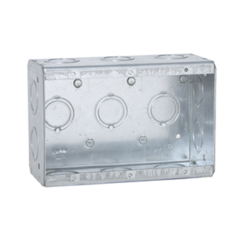 Caja Multigang de 3 Gangs / Profundidad de 2-1/2 Caja Multigang de 3 Gangs / Profundidad de 2-1/2