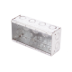 Caja Multigang de 4 Gangs,/ Profundidad de 2-1/2