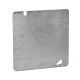 Tapa Cuadrada Plana de Acero Galvanizado con Entrada de 1/2 Tapa Cuadrada Plana de Acero Galvanizado con Entrada de 1/2