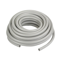 Manguera hermética flexible tipo PolyTuff no metálica, gris de 1/2 Manguera hermética flexible tipo PolyTuff no metálica, gris de 1/2