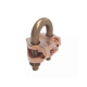 Conector Mecánico para Cable Calibre 4 a 2/0 AWG / Paralelo o 90° a Tubo de 3/8