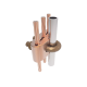 Conector Mecánico para 3 Cables para Calibre 2/0 AWG - 250 KCMIL a Tubería de 3/8
