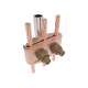 Conector Mecánico para 3 Cables para Calibre 2/0 AWG - 250 KCMIL a Tubería de 3/8
