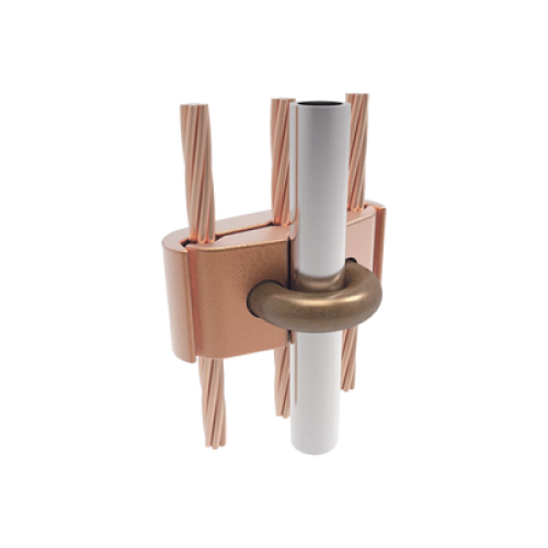 Conector Mecánico para 3 Cables para Calibre 2/0 AWG - 250 KCMIL a Tubería de 3/8