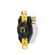 Receptáculo de Media Vuelta Industrial 30 A 125 V CA 2 Polos 3 Hilos (Nema L5-30R) Color Negro