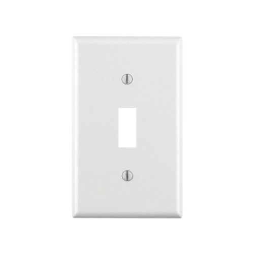 Placa para Interruptor de Palanca / Color Blanco.